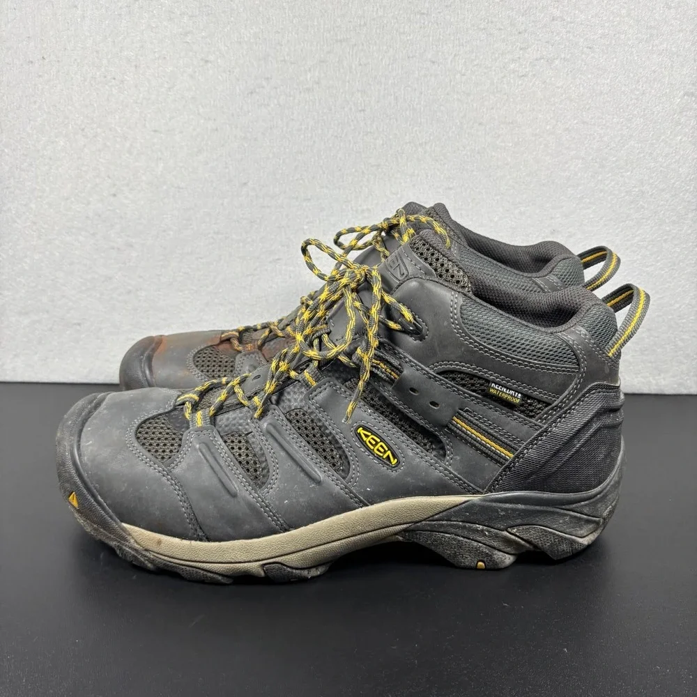 KEEN Lansing‎ Mid Waterproof Steel Toe Hiking Work Boots Men's Size 15D Outdoor